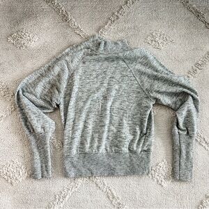 Anthropologie Maeve Light Gray Knit Top
